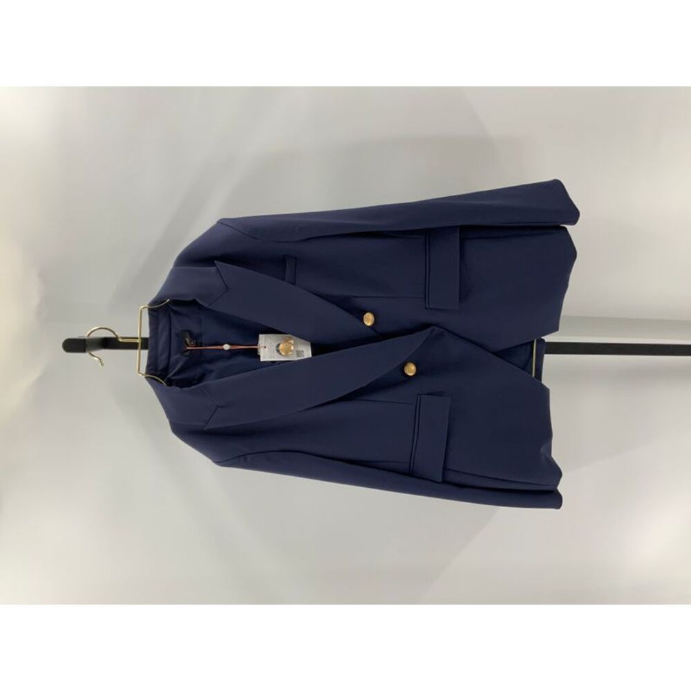 Quince Navy Blazer with Gold Buttons NWT